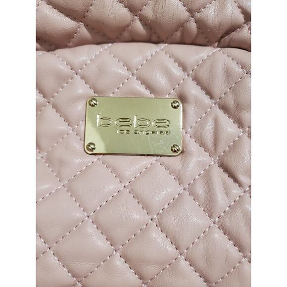 Bebe Purse Medium Backpack Pink Gold - Picture 2 of 8